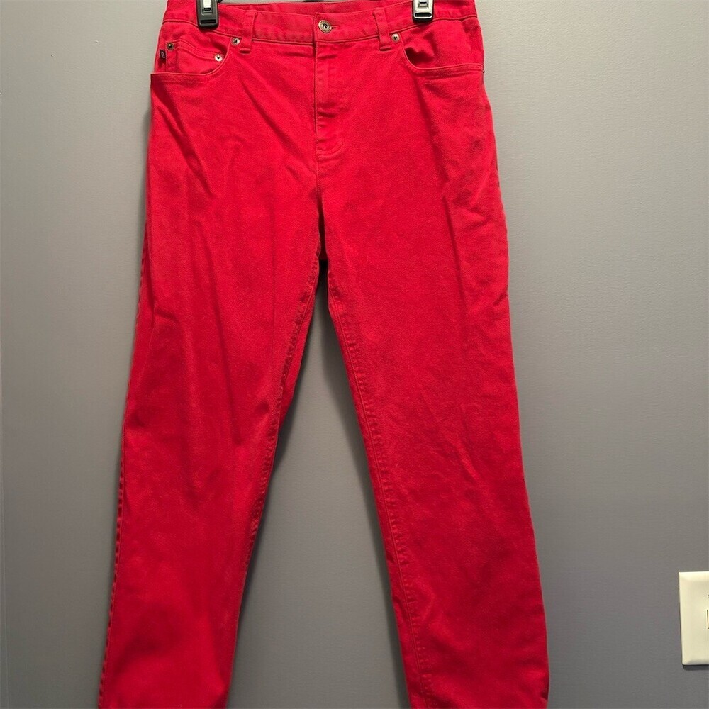 Lauren Jeans Co. Ralph Lauren Jeans Womens Size 10 Red High Rise